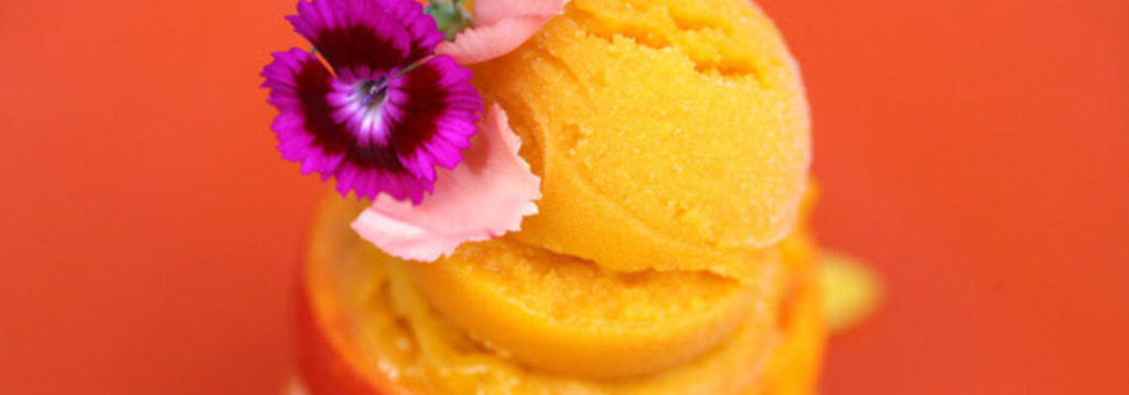 Blood_Orange_Sorbet_with_Edible_Flowers