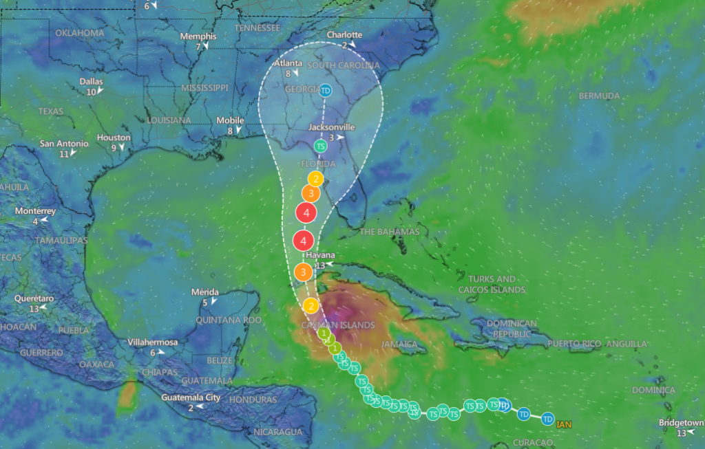 UPDATE HURRICANE IAN Markon