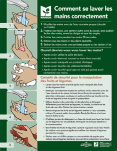 Hand Wash Poster - French