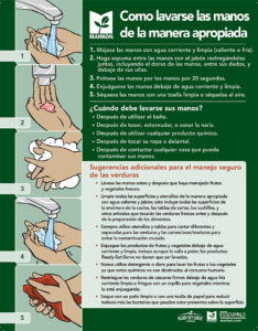 Hand Wash Poster - Spanish